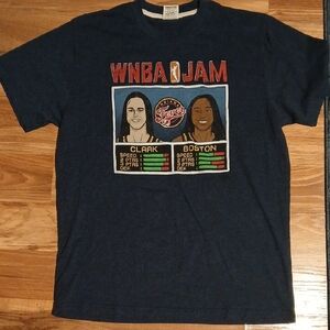 Homage Caitlin Clark/ Boston WNBA JAM Indiana Fever Shirt Size Medium